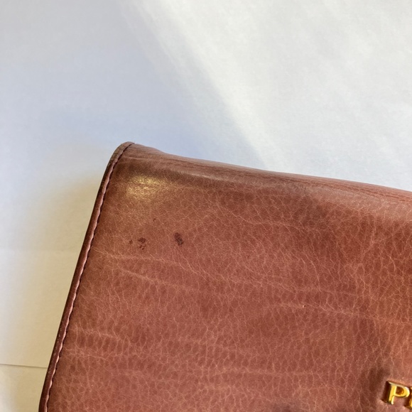 Prada pink and gold bow wallet - Picture 4 of 9